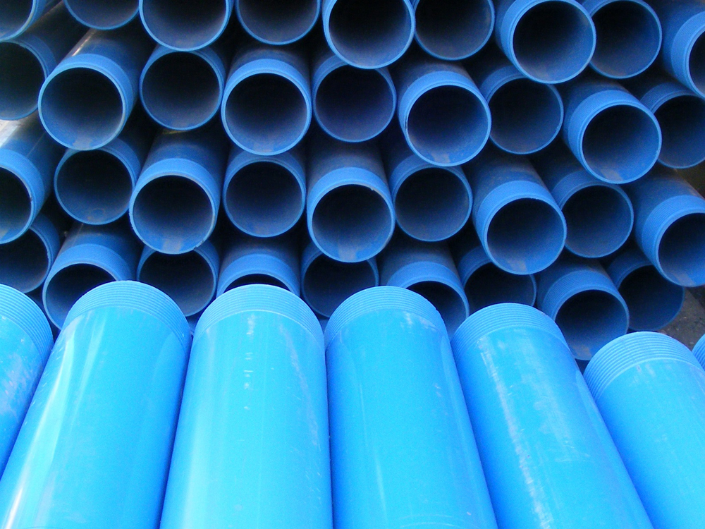 BLUE CASING PIPES